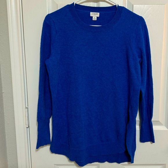 J Crew Blue sweater size small - Picture 1 of 5